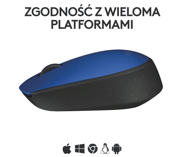 Mysz Logitech M171 wireless niebieska - 285733 - zdjęcie 9